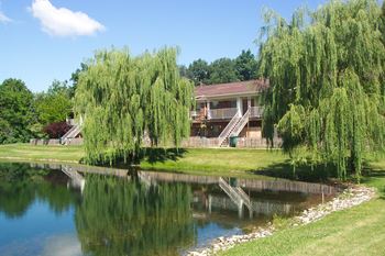 Lake and wooded views